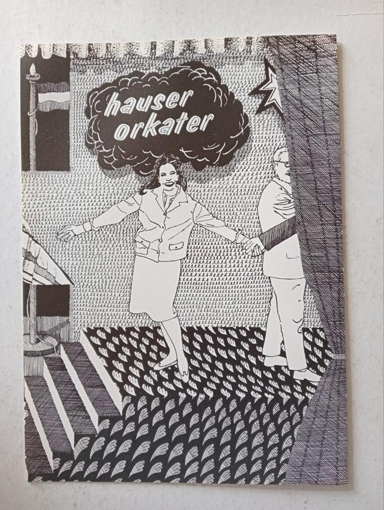 Hauser Orkater affiche jaren 70, Ophalen of Verzenden, Gebruikt, A1 t/m A3