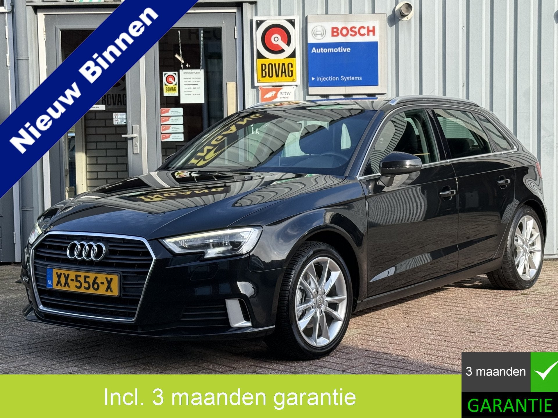 Audi A3 Sportback. 1.0 TFSI Design Pro Line Plus. | AUTOMAAT, Auto's, Audi, Stof, Gebruikt, 116 pk, 630 kg
