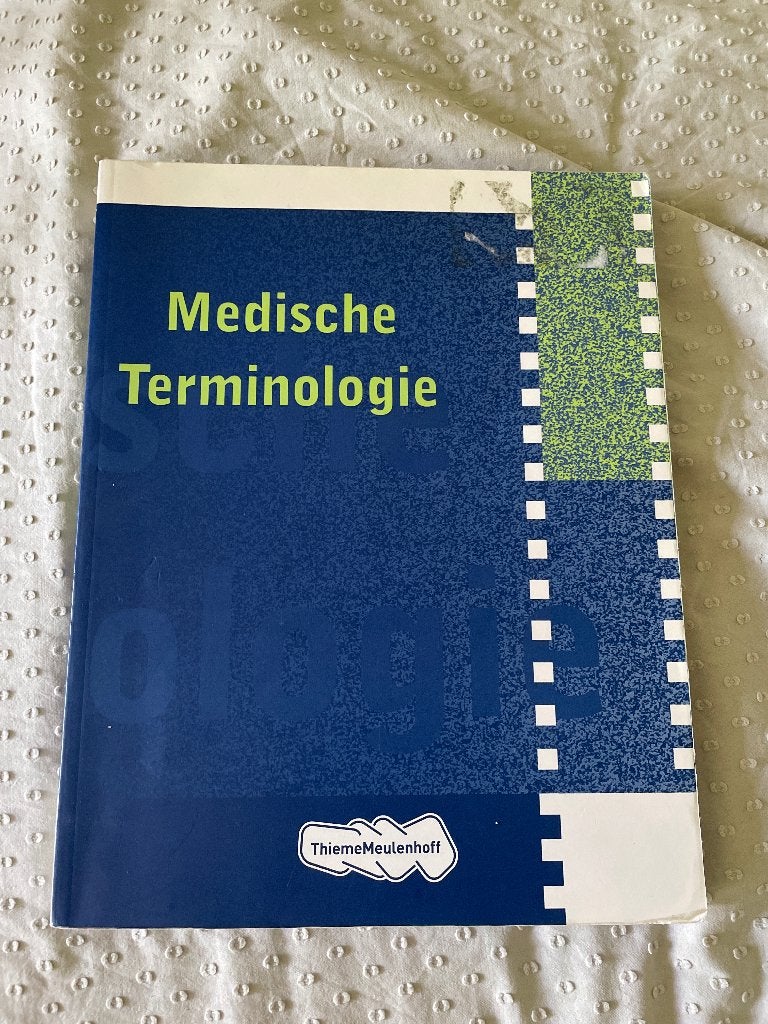 Medische terminologie boek, Gelezen, ThiemeMeulenhoff, Beta, HBO