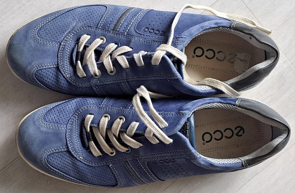 Ecco heren sneakers blauw maat 42, Ecco, Blauw, Ophalen of Verzenden, Sneakers of Gympen