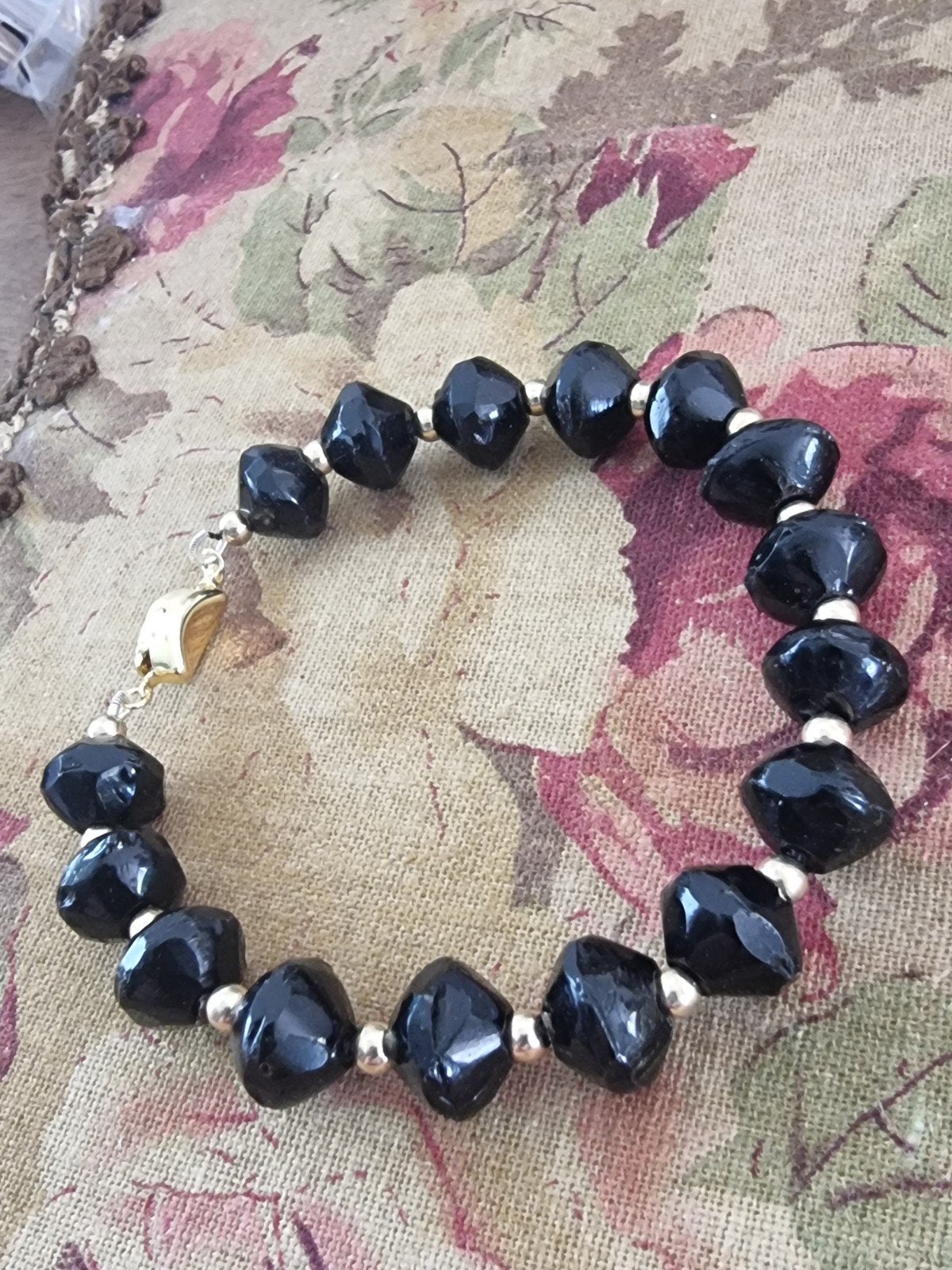armband antieke gitten, Verzenden, Zilver