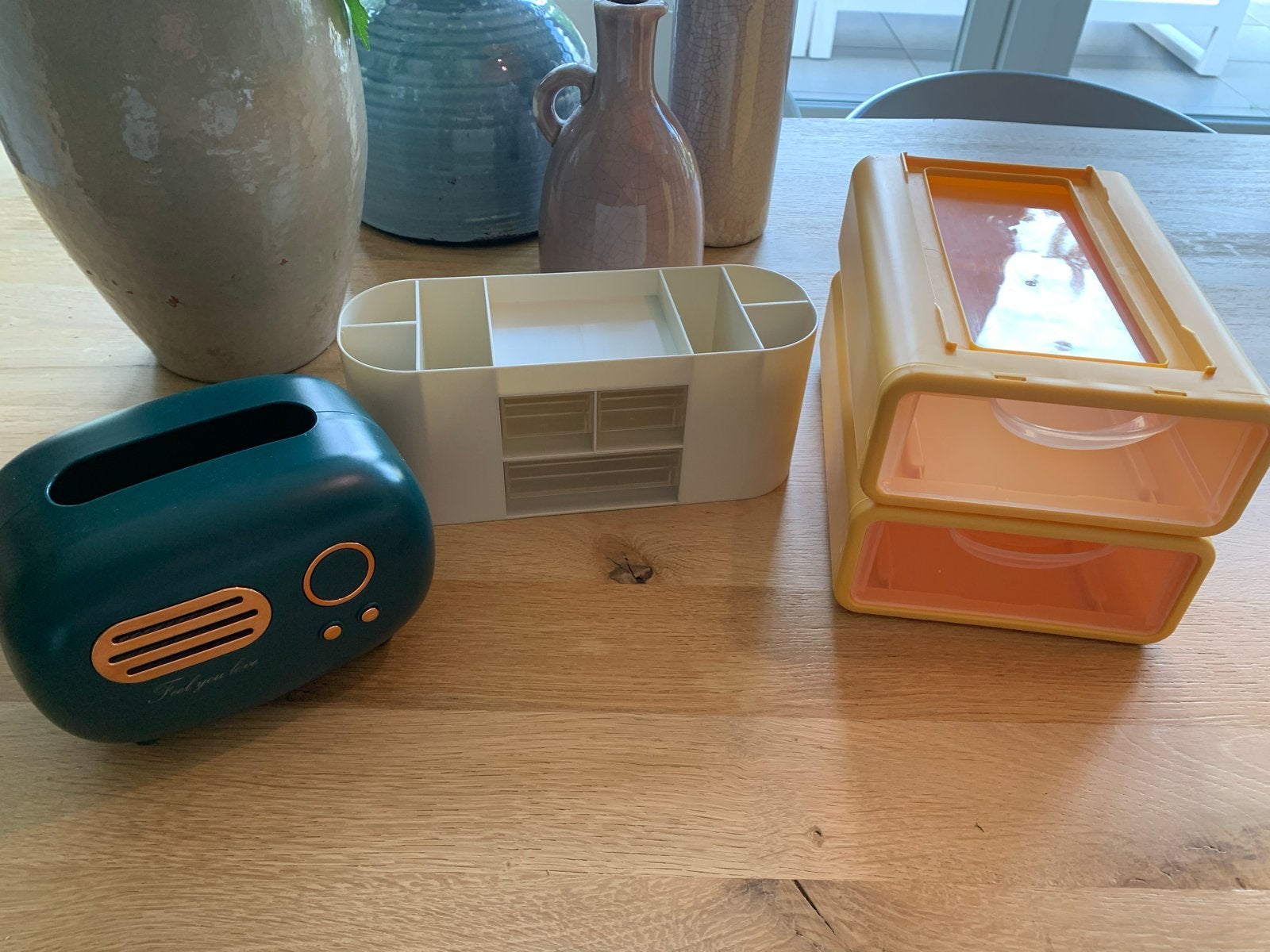 Organizerset: Tissuebox, Bureau-organizer & Lade-organizers, Diversen, Ophalen of Verzenden, Zo goed als nieuw