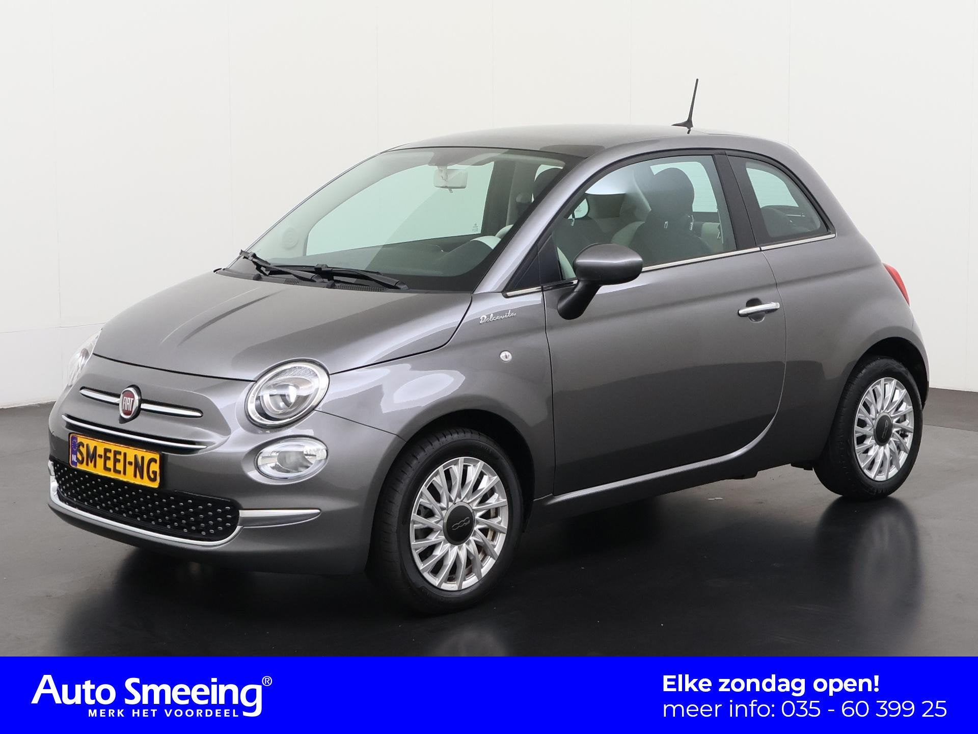 Fiat 500 1.0 Hybrid Dolcevita | Panoramadak | Zondag Open!, Voorwielaandrijving, 12 maanden, Stof, Gebruikt