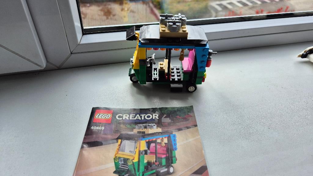 Lego creator tuktuk 40469, Ophalen of Verzenden, Gebruikt, Complete set, Lego