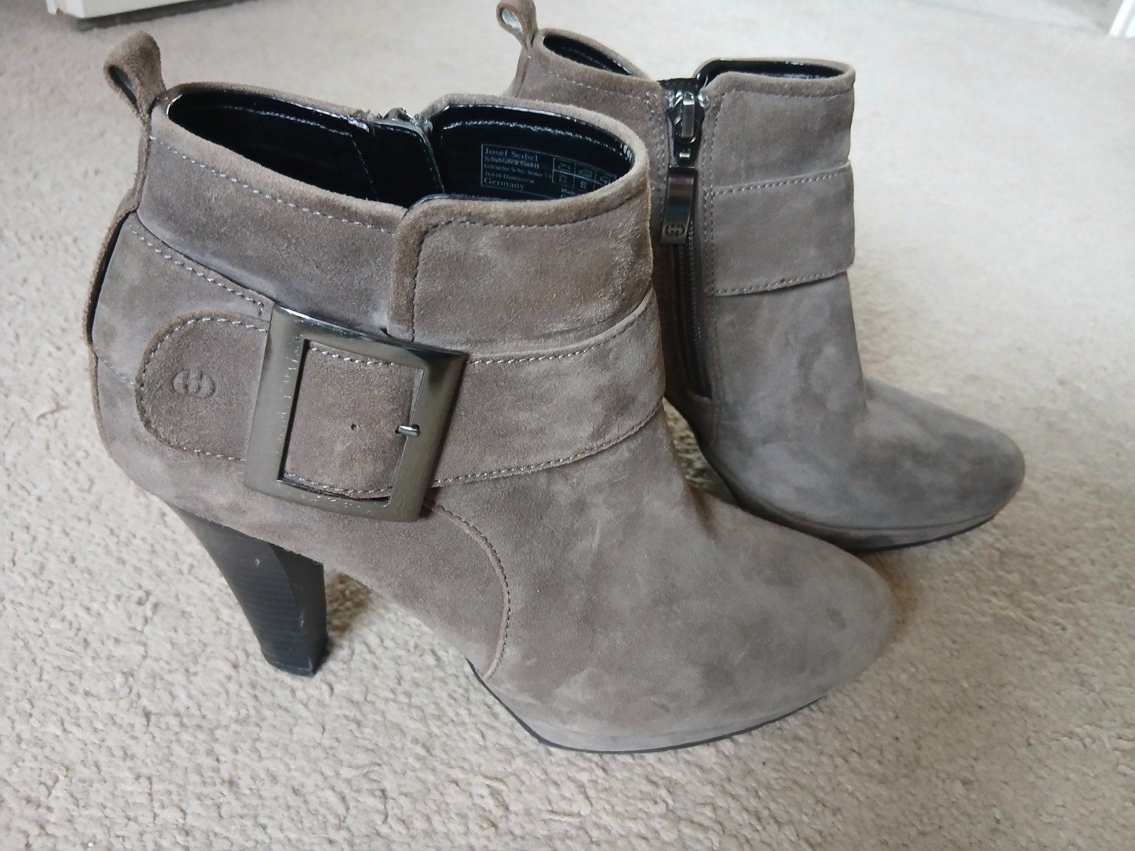 Gerry Weber 40 taupe laarsjes, Ophalen, Zo goed als nieuw, Bruin