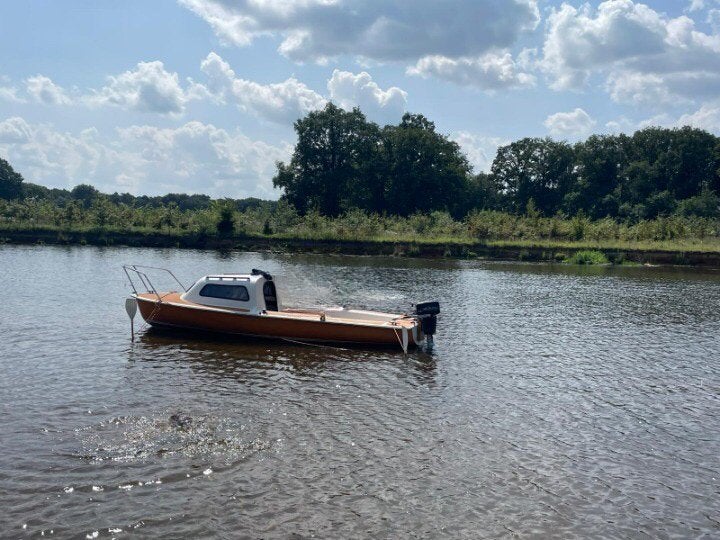Kajuit bootje / zeilboot, Ophalen, 1.00 - 1.50 meter, 4 pk, Zo goed als nieuw