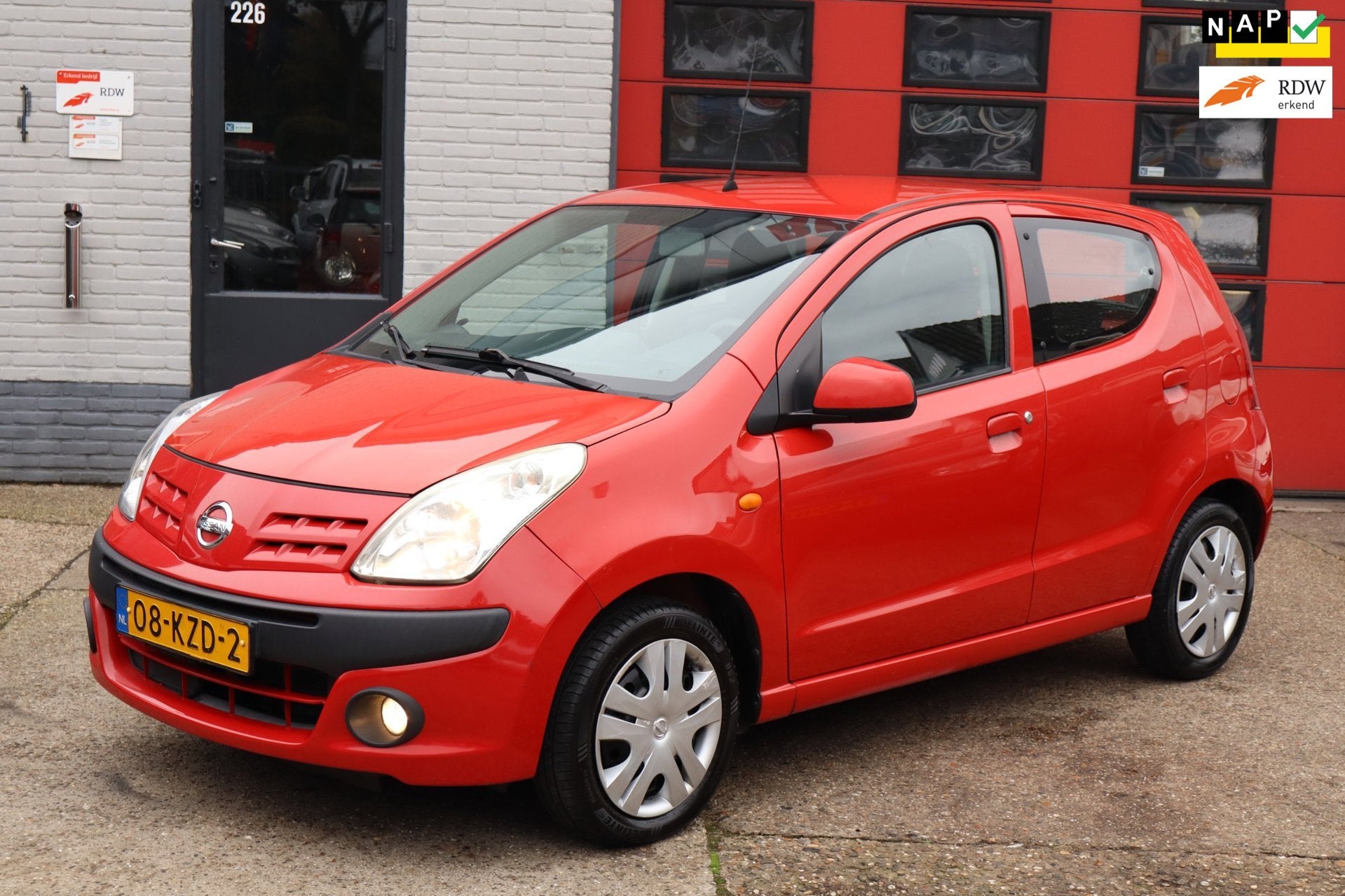 Nissan Pixo 1.0 Acenta , % Deurs , Airco , Elek Pakket, Auto's, Voorwielaandrijving, Gebruikt, 200 kg, 4 stoelen
