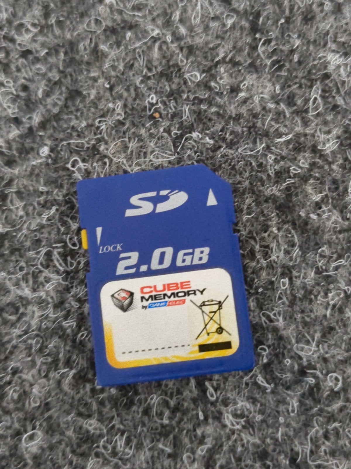 SD Geheugenkaart 2.0 GB - Cube Memory, SD, Cube Memory by Game Elec, Gebruikt, Verzenden