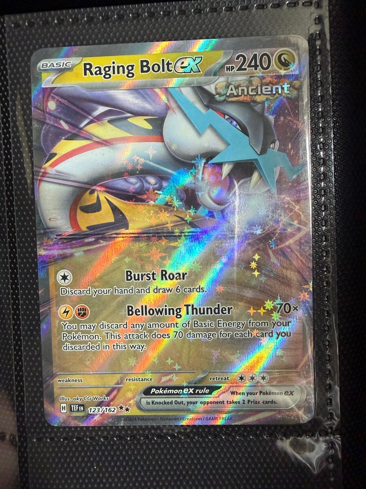 Raging Bolt ex (123/162), Verzenden, Nieuw, Losse kaart, Foil