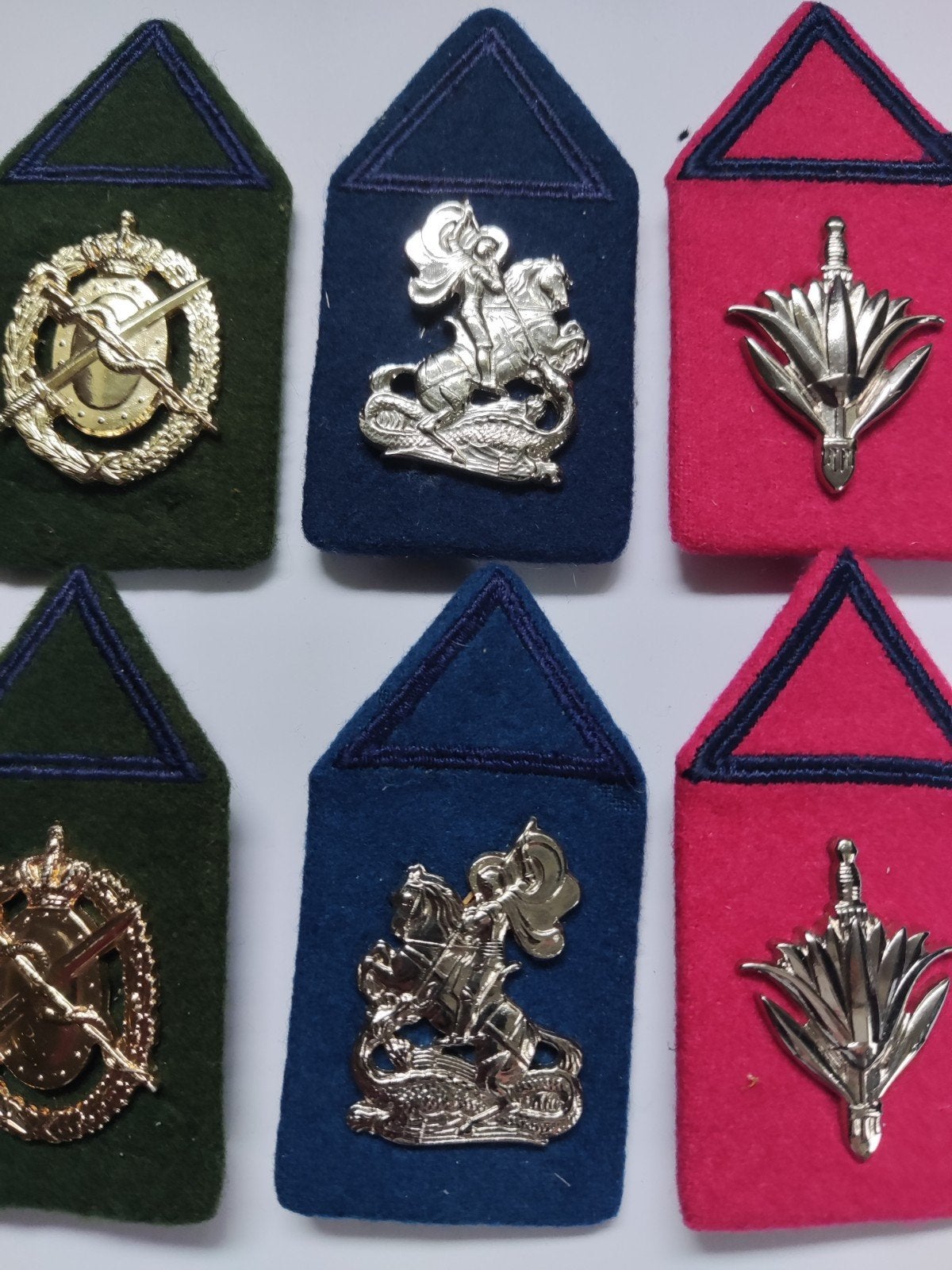 Kraagspiegels reserve Onderofficier, Ophalen of Verzenden, Landmacht, Nederland, Embleem of Badge