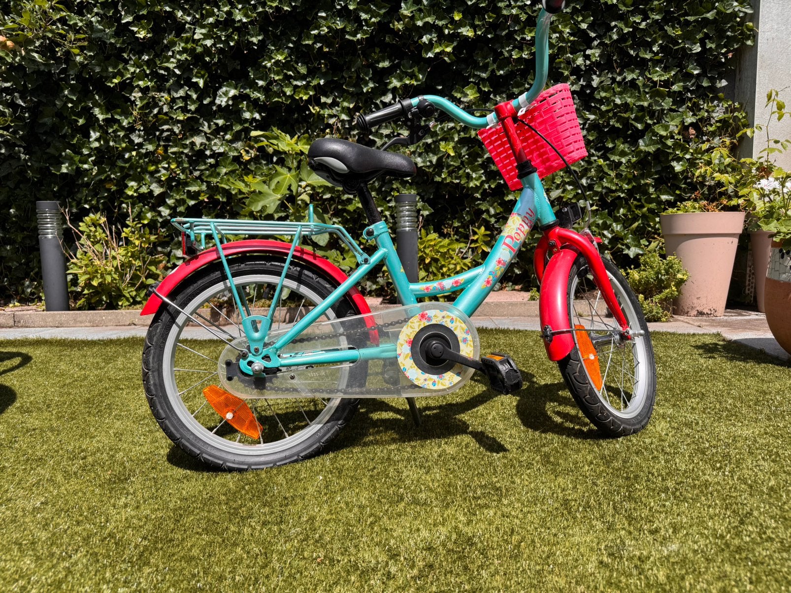Meisjes fiets 16inch, Ophalen of Verzenden, Zo goed als nieuw, 16 tot 20 inch