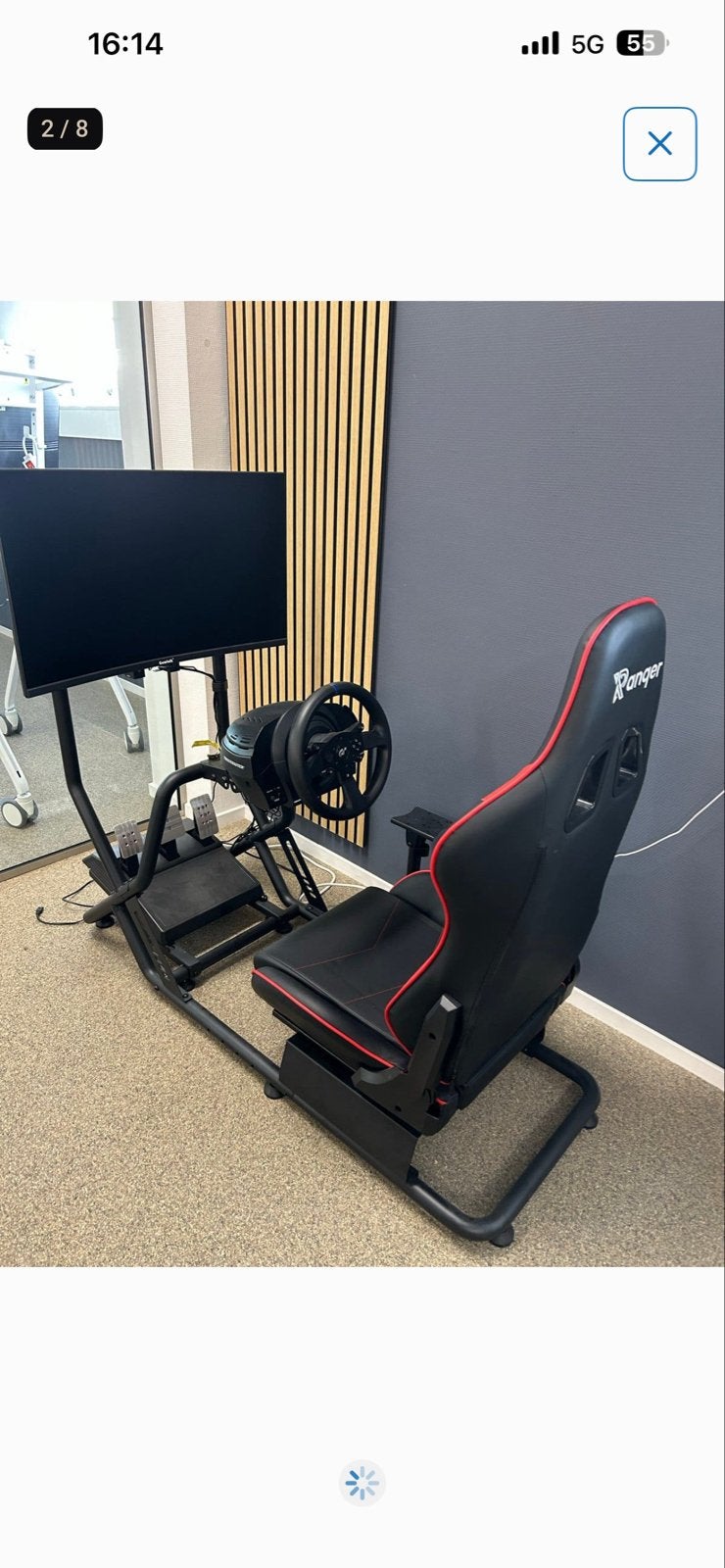 Ranqer Racing Simulator Cockpit - Zo goed als nieuw, Ophalen, 1 speler, Racen en Vliegen, Eén computer