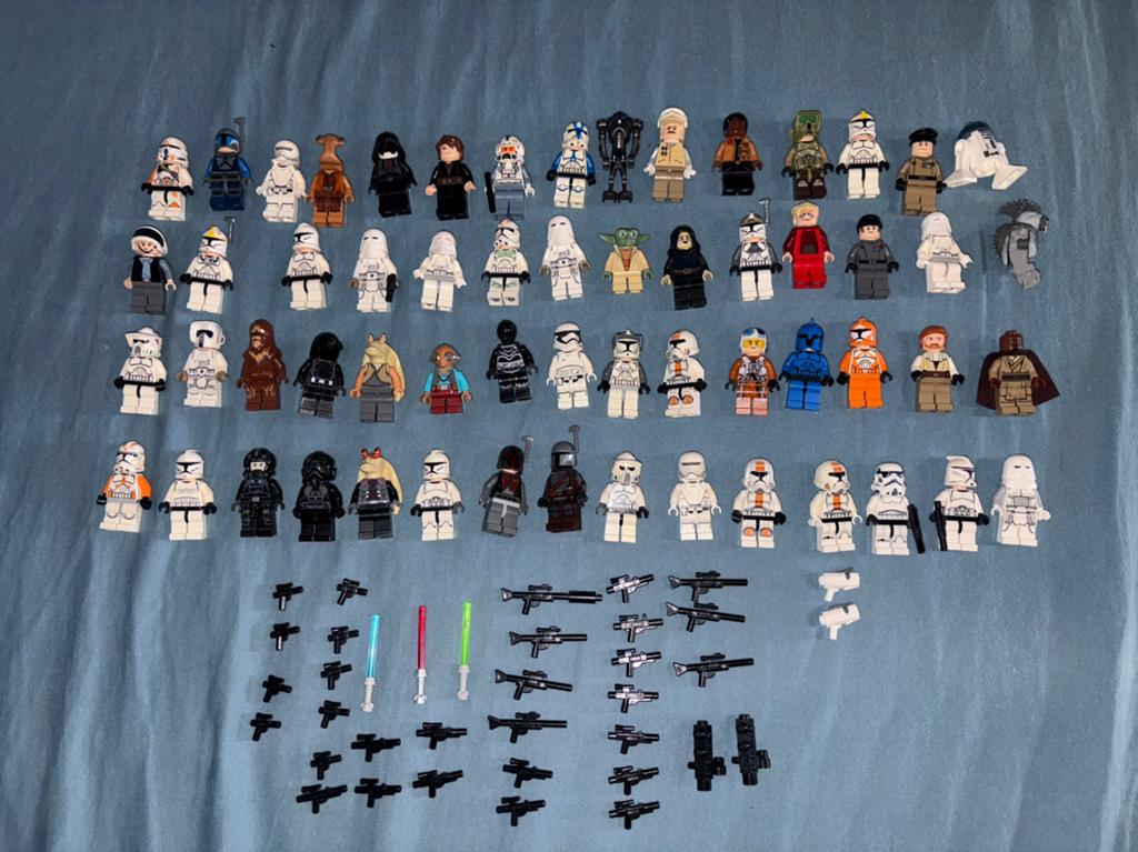 59 lego starwars minifigures, Ophalen of Verzenden, Zo goed als nieuw