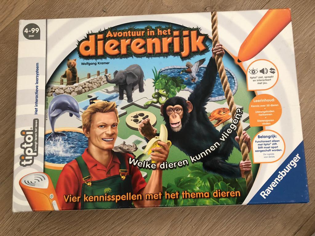 Tiptoi spel Avontuur in het dierenrijk, Kinderen en Baby's, Speelgoed | Educatief en Creatief, Ophalen of Verzenden, Zo goed als nieuw