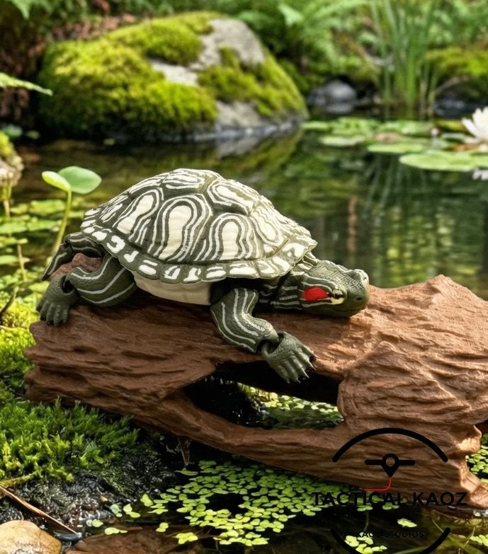 3D geprinte Flexibele Roodwangschildpad, Verzenden, Nieuw