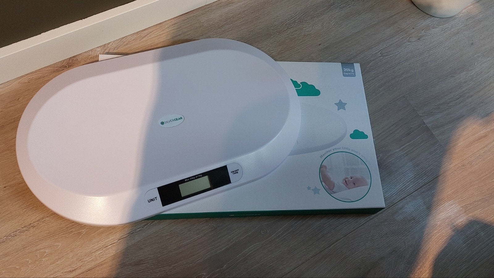 Baby weegschaal tot 20kg, Kinderen en Baby's, Overige Kinderen en Baby's, Ophalen of Verzenden, Zo goed als nieuw