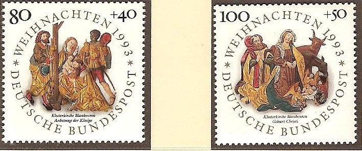 BRD 1707-1708 pf, Ophalen of Verzenden, BRD, Postfris
