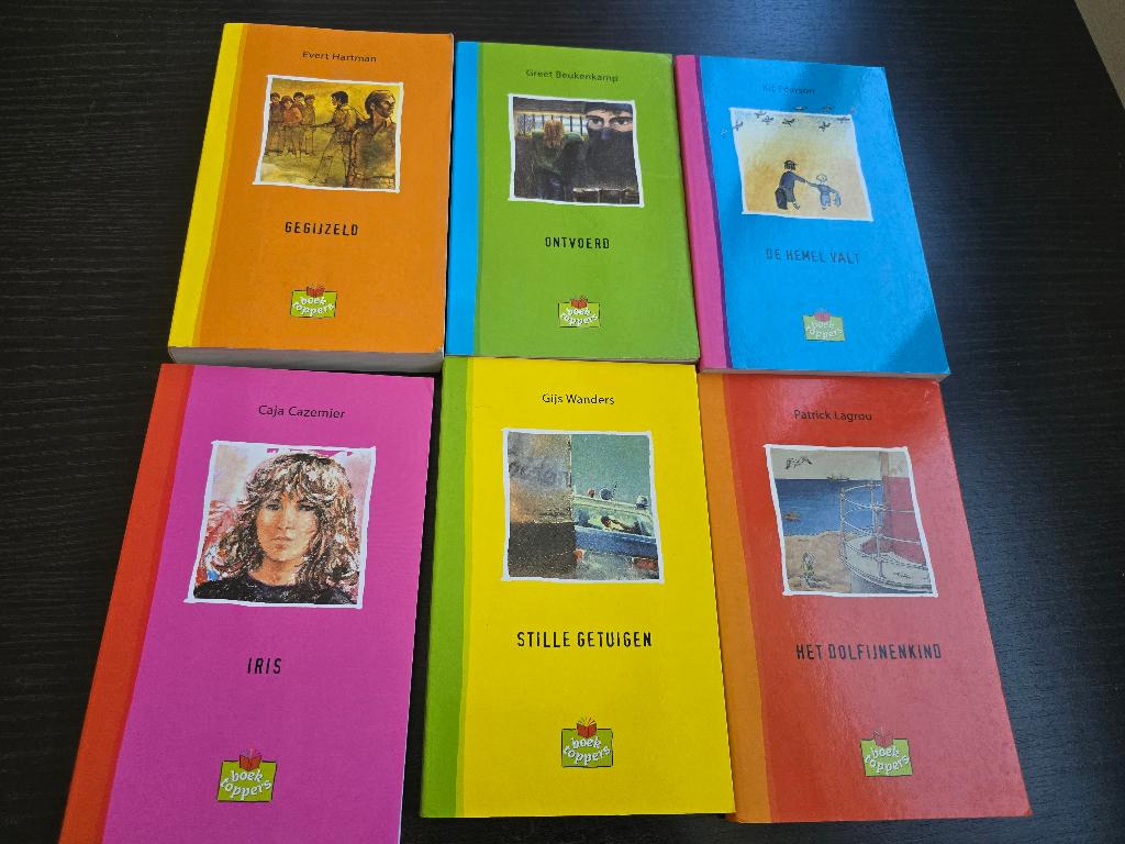 Boekenset boektoppers, Boeken, Ophalen of Verzenden, Zo goed als nieuw