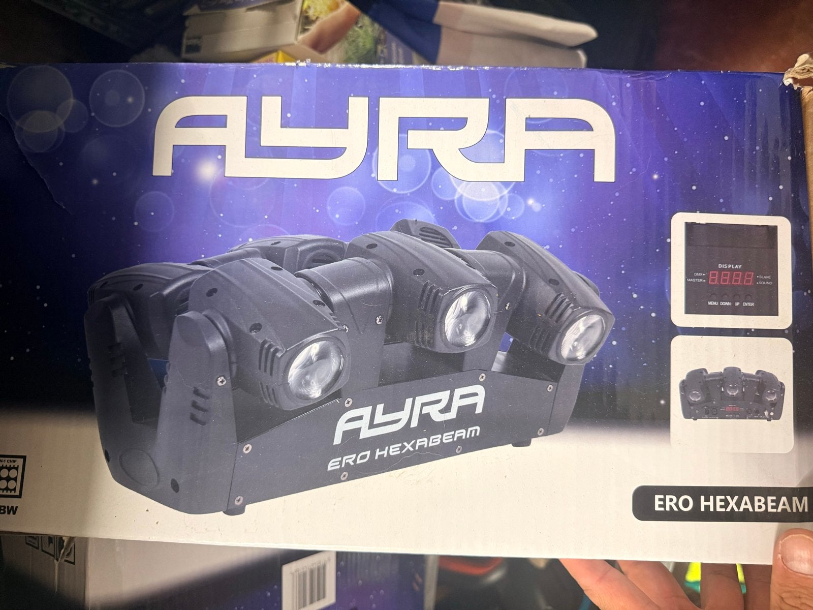 2x Ayra ERO Hexabeam Lichteffect, Muziek en Instrumenten, Licht en Laser, Ophalen, Nieuw, Licht, Geluidgestuurd