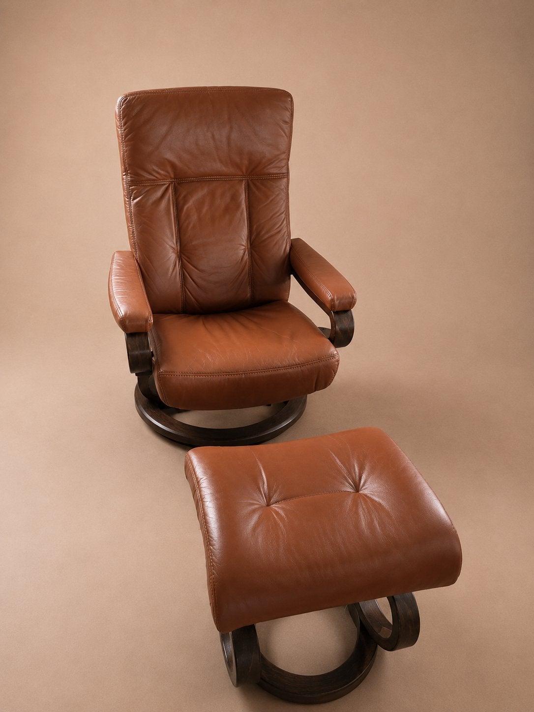 Verstelbare Leren Relaxfauteuil Himolla, Gebruikt, Ophalen of Verzenden, 50 tot 75 cm, Leer