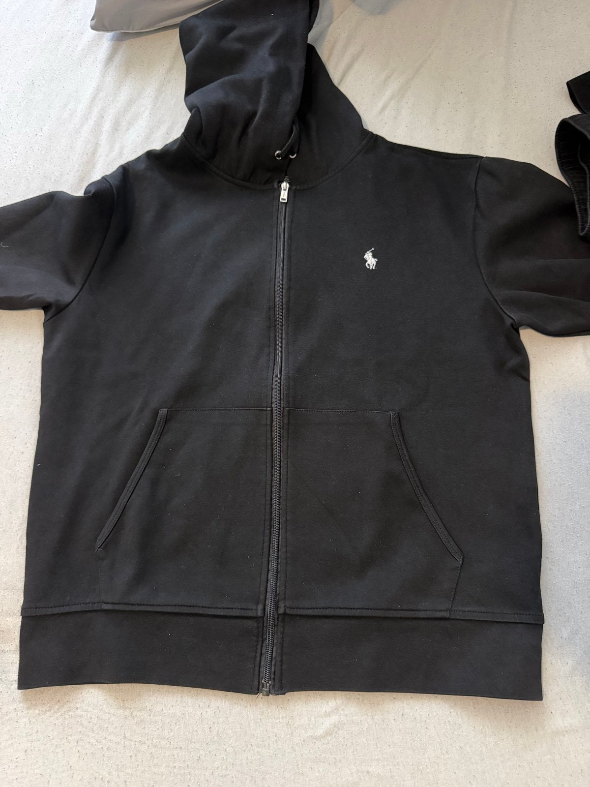 Polo Ralph Lauren trainingspak zwart - zwaar materiaal, Kleding | Heren, Ophalen of Verzenden, Gedragen