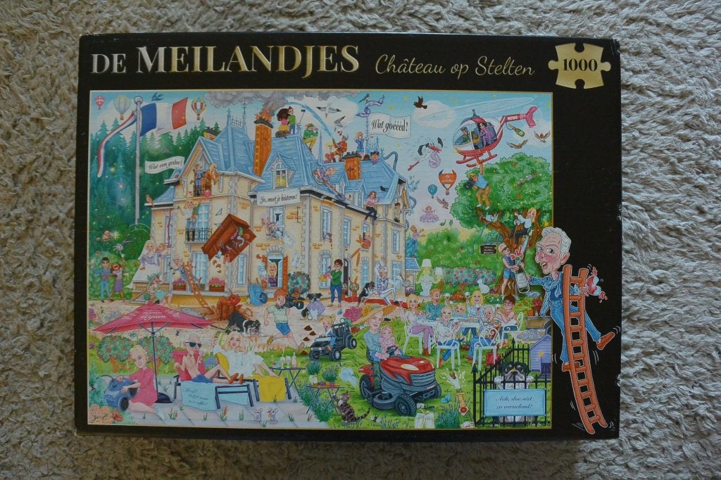 Château Meiland puzzel, Hobby en Vrije tijd, Ophalen of Verzenden, 500 t/m 1500 stukjes, Gebruikt, Legpuzzel