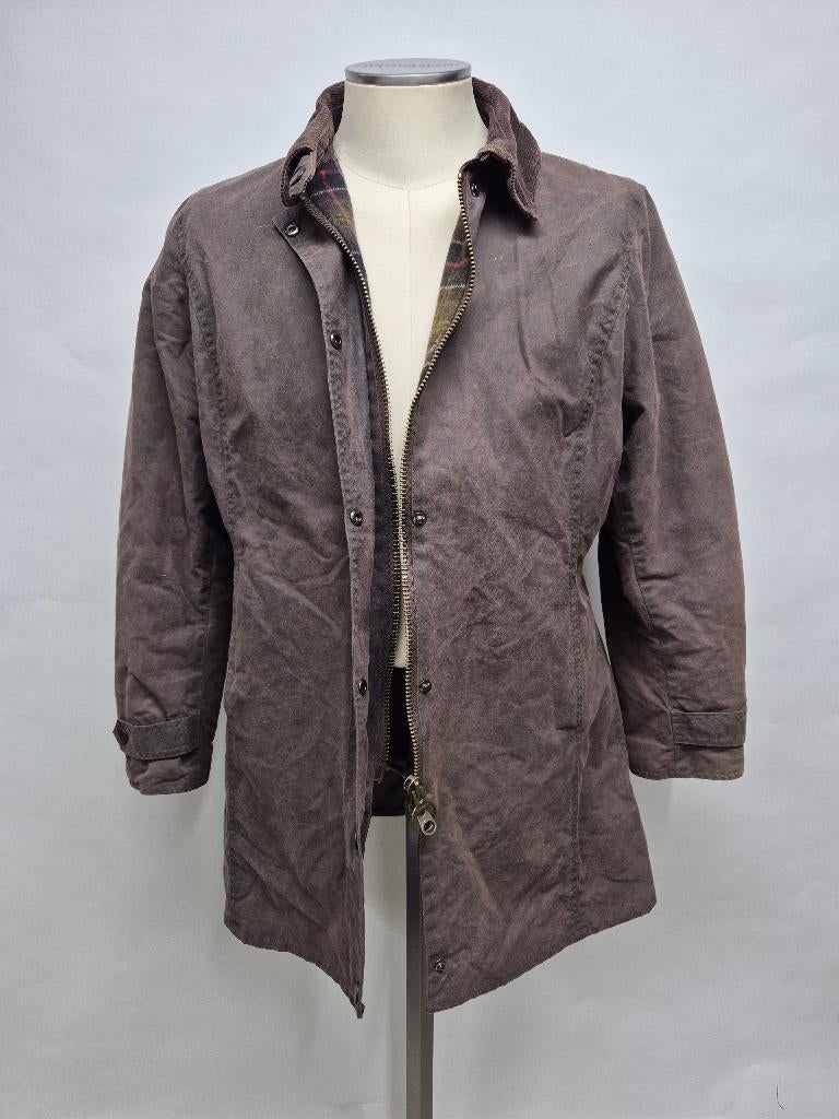 Barbour dames wax jas 'Newmarket' maat 42, Kleding | Dames, Jassen | Winter, Barbour, Bruin, Verzenden, Maat 42/44 (L)
