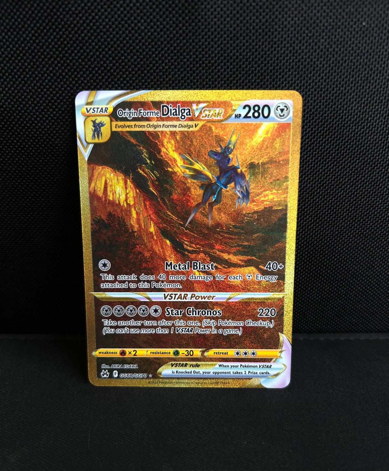 Pokemon Crown Zenith Dialga VSTAR GG68/GG70, Ophalen of Verzenden, Zo goed als nieuw