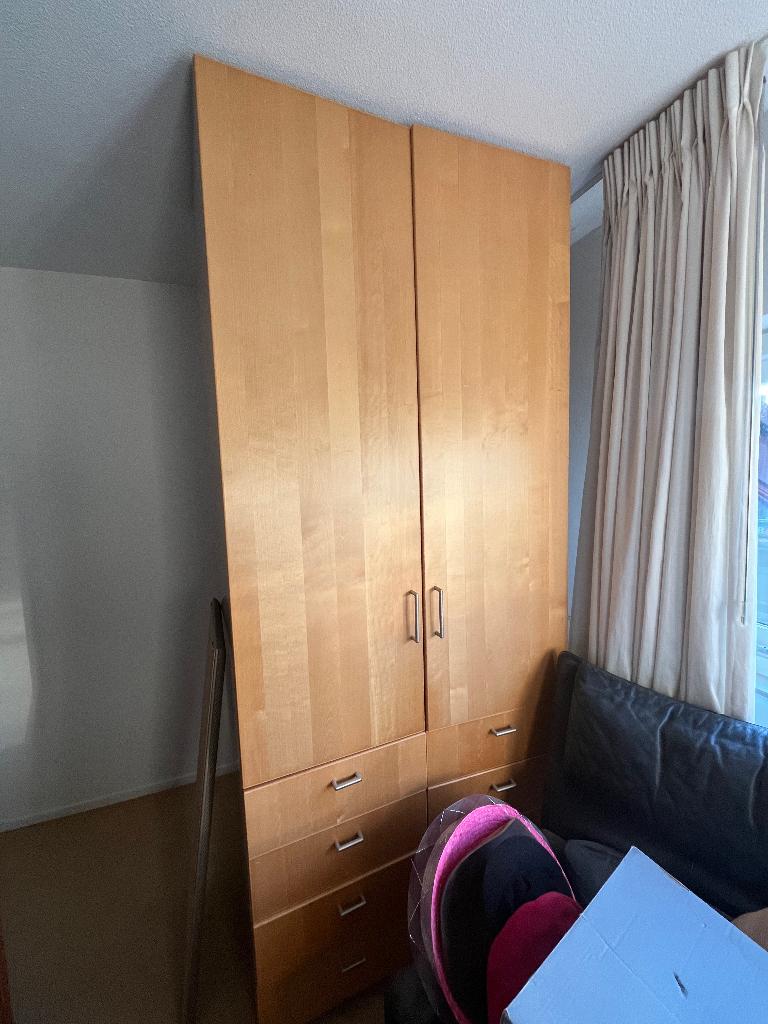 2 Pax kasten 50 cm breed, 60 cm diep en 236 cm hoog., 200 cm of meer, 50 tot 100 cm, Zo goed als nieuw, Ikea