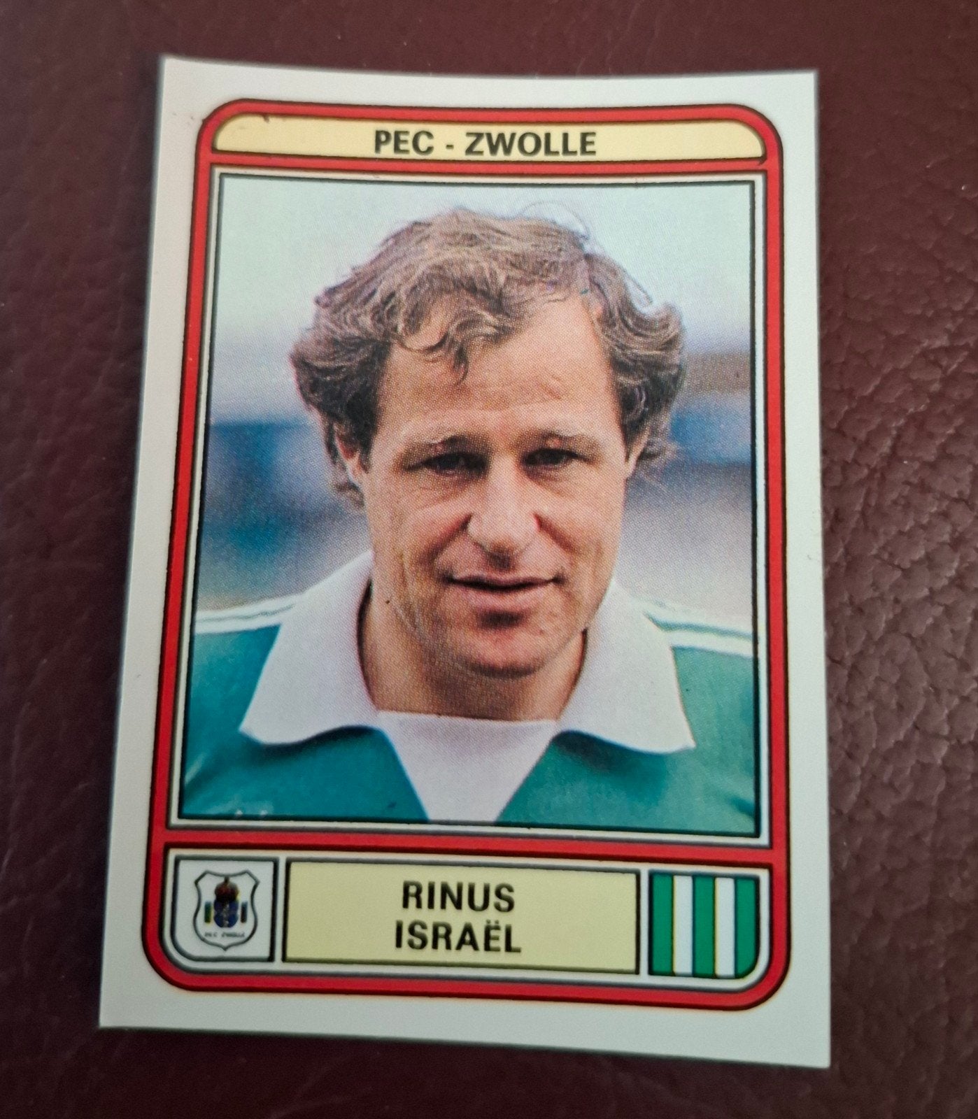 Panini voetbal 80 Rinus Israël, Verzamelen, Ophalen of Verzenden, Nieuw, Overige binnenlandse clubs, Poster, Plaatje of Sticker
