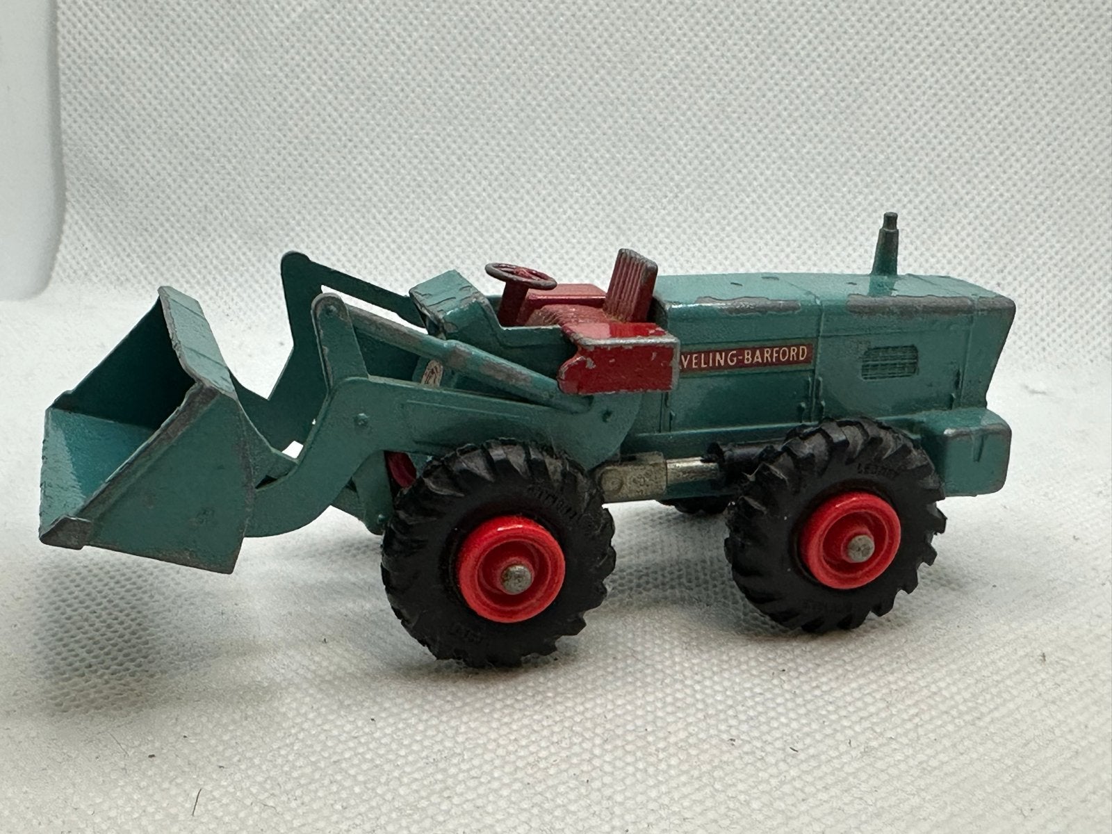 Matchbox King Size No. 10 Aveling-Barford Tractor Shovel, Ophalen of Verzenden, Gebruikt, Tractor of Landbouw