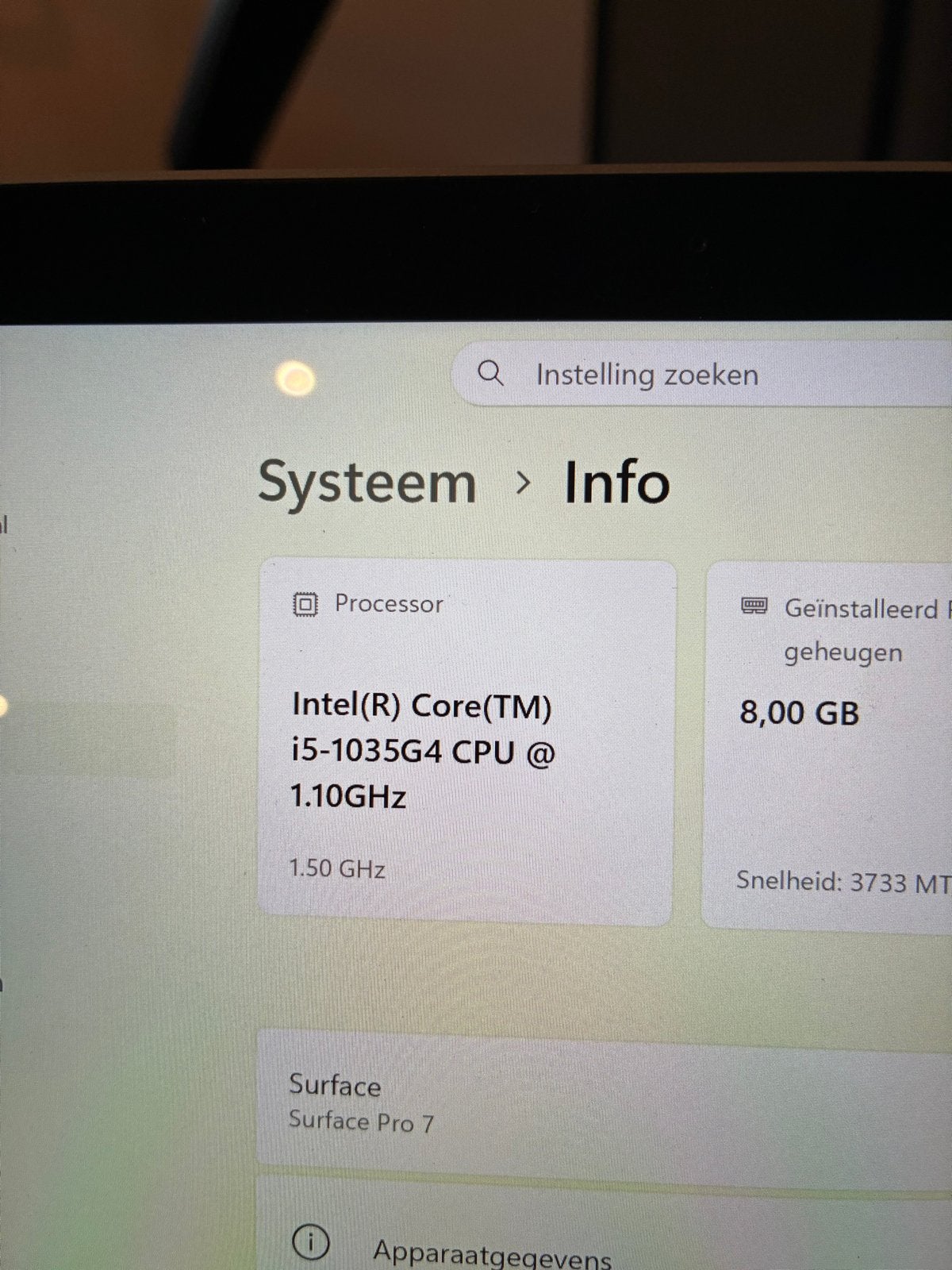 Microsoft Surface Pro 7 met 2 Dell 27" Touchscreen Monitoren, Computers en Software, Ophalen, 12 inch, Wi-Fi, 256 GB