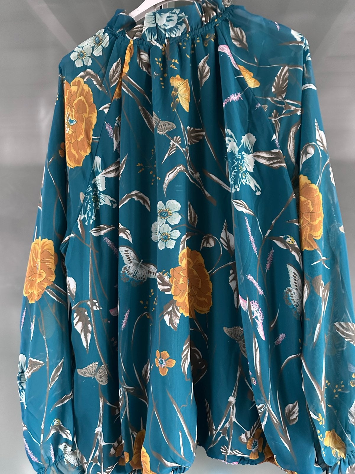 Prachtige Tramontana blouse met bloemenprint, maat XXL, Kleding | Dames, Ophalen of Verzenden, Gedragen, Maat 46/48 (XL) of groter