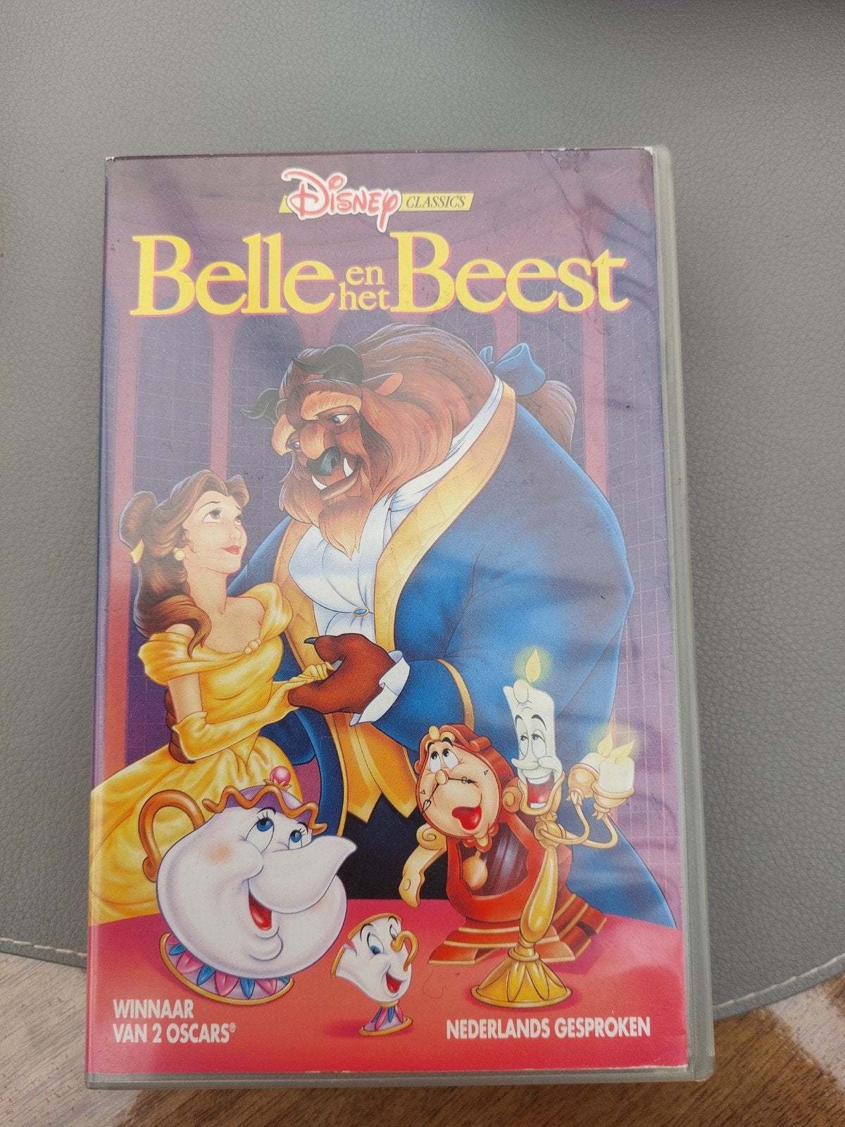 Disney Classics: Belle en beest VHS - Nederlands Gesproke, Cd's en Dvd's, Gebruikt, Alle leeftijden, Kinderfilm, VHS