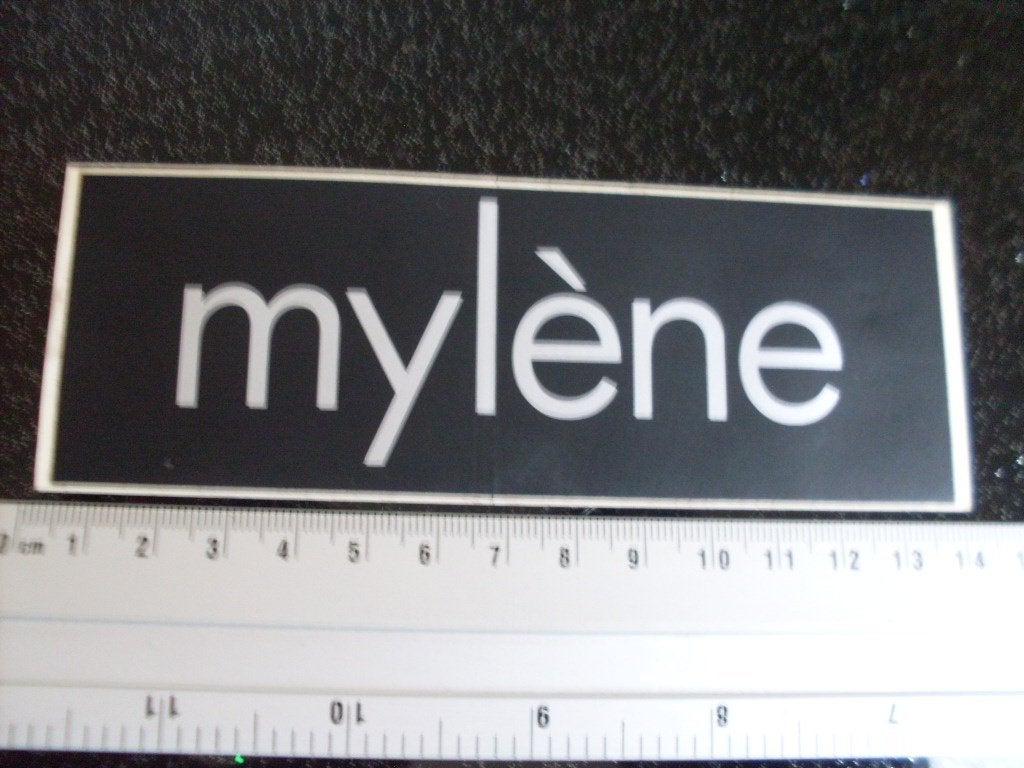 sticker mylene logo, Verzamelen, Verzenden, Zo goed als nieuw, Merk