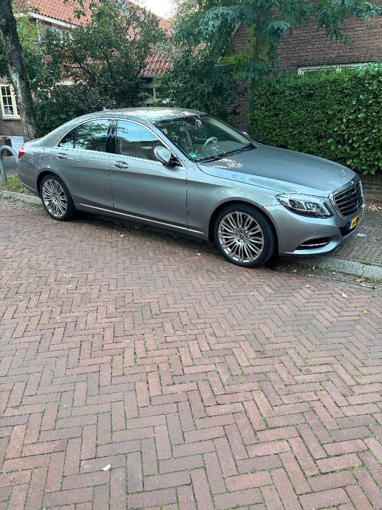 Mercedes-Benz S-Klasse S 500 Aut7 Kort 2013 Grijs, Achterwielaandrijving, 8 cilinders, Leder, Parkeerassistent