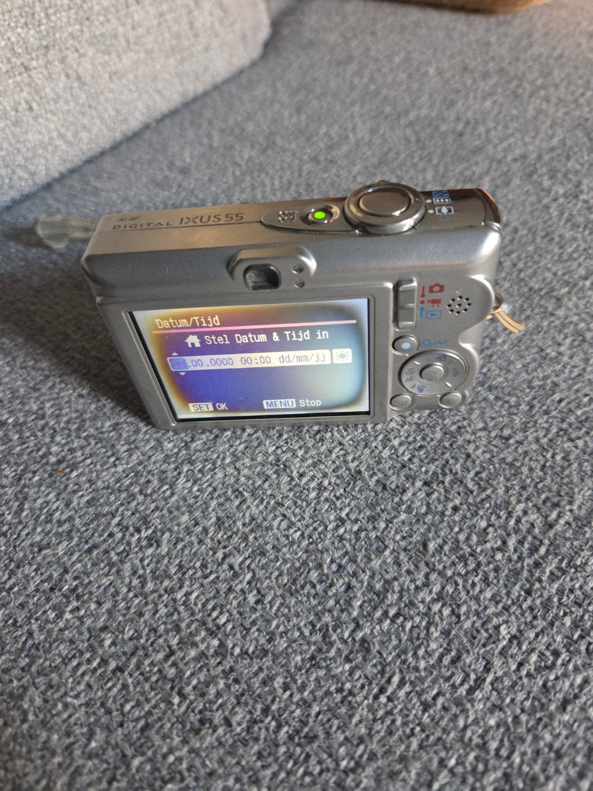 Canon Digital IXUS 55 - 5.0 mega pixel, Ophalen of Verzenden, Gebruikt, Canon, Minder dan 4 keer