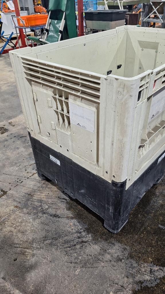 Opvouwbare palletbox opslabox palletkrat 120x 80x 94 cm, Ophalen, Gebruikt, 100 cm of meer, Opvouwbaar