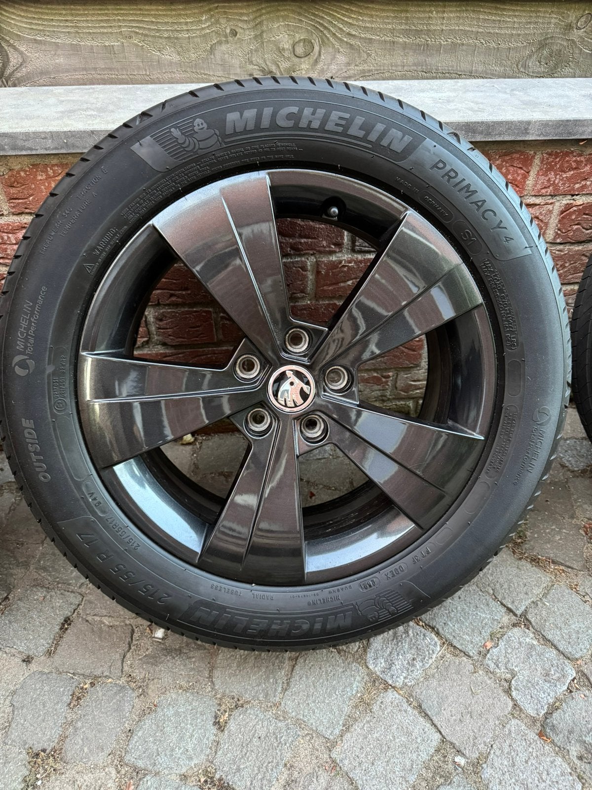 Michelin Primacy 4 zomerbanden met velgen - 215/55 R17, Ophalen, Banden en Velgen, 17 inch, Personenwagen