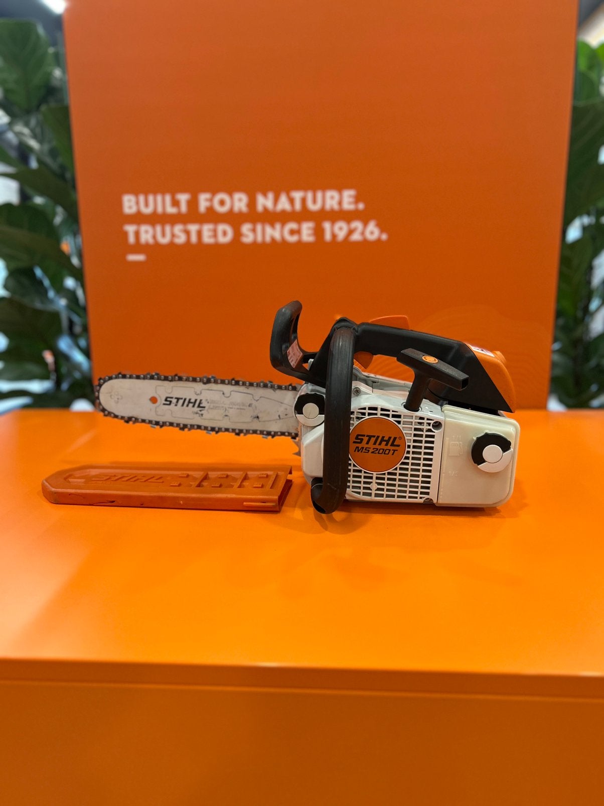 STIHL MS 200T benzinekettingzaag tophendel, Tuin en Terras, Hand-tuingereedschap, Ophalen of Verzenden, Gebruikt