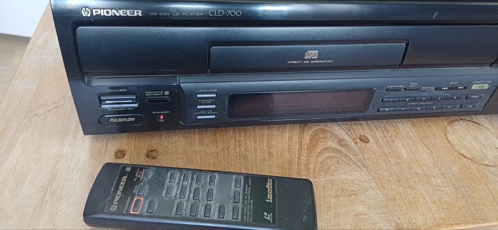 LaserDisc speler Pioneer CLD-700 incl. afstandsbedie, Ophalen