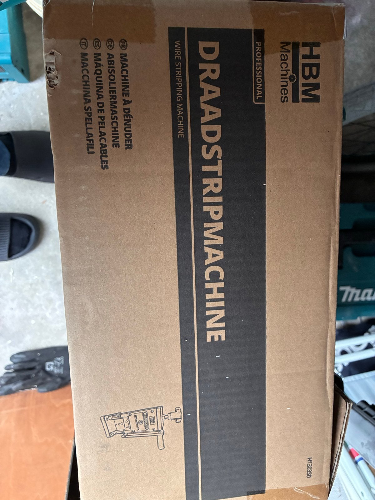 HBM Professional Draadstrip Machine - Nieuw in doos, Ophalen of Verzenden, Zo goed als nieuw