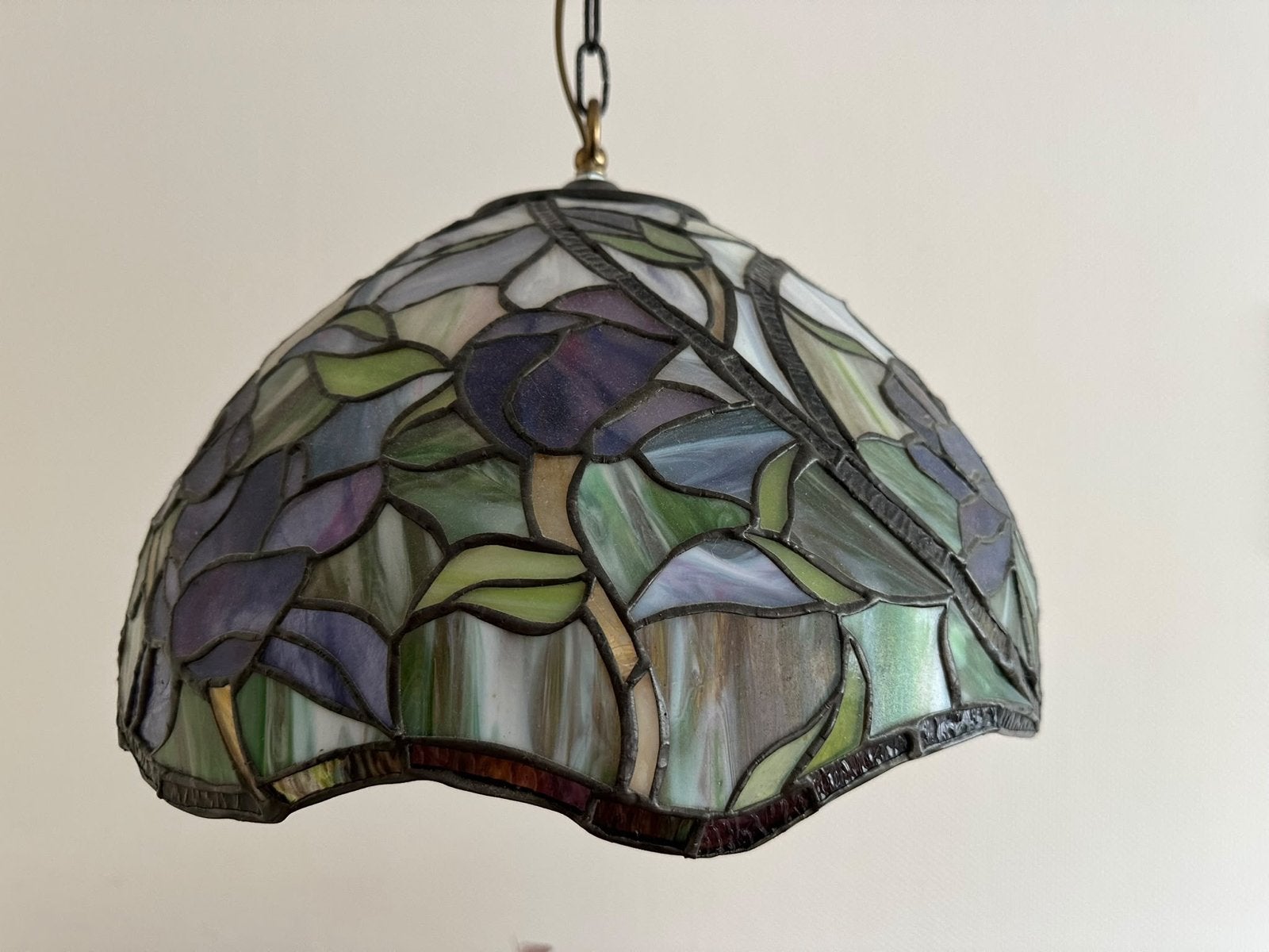 Tiffany Stijl Hanglamp met Bloemmotief, Ophalen