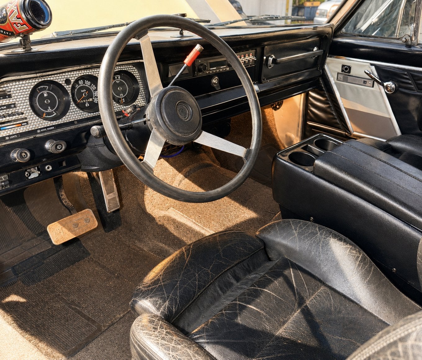 ‼️JEEP CHEROKEE CHIEF 5.9 V8 PICK-UP LTD 4X4 OLDTIMER ‼️, Auto's, Automaat, Bruin, 2500 kg, Leder