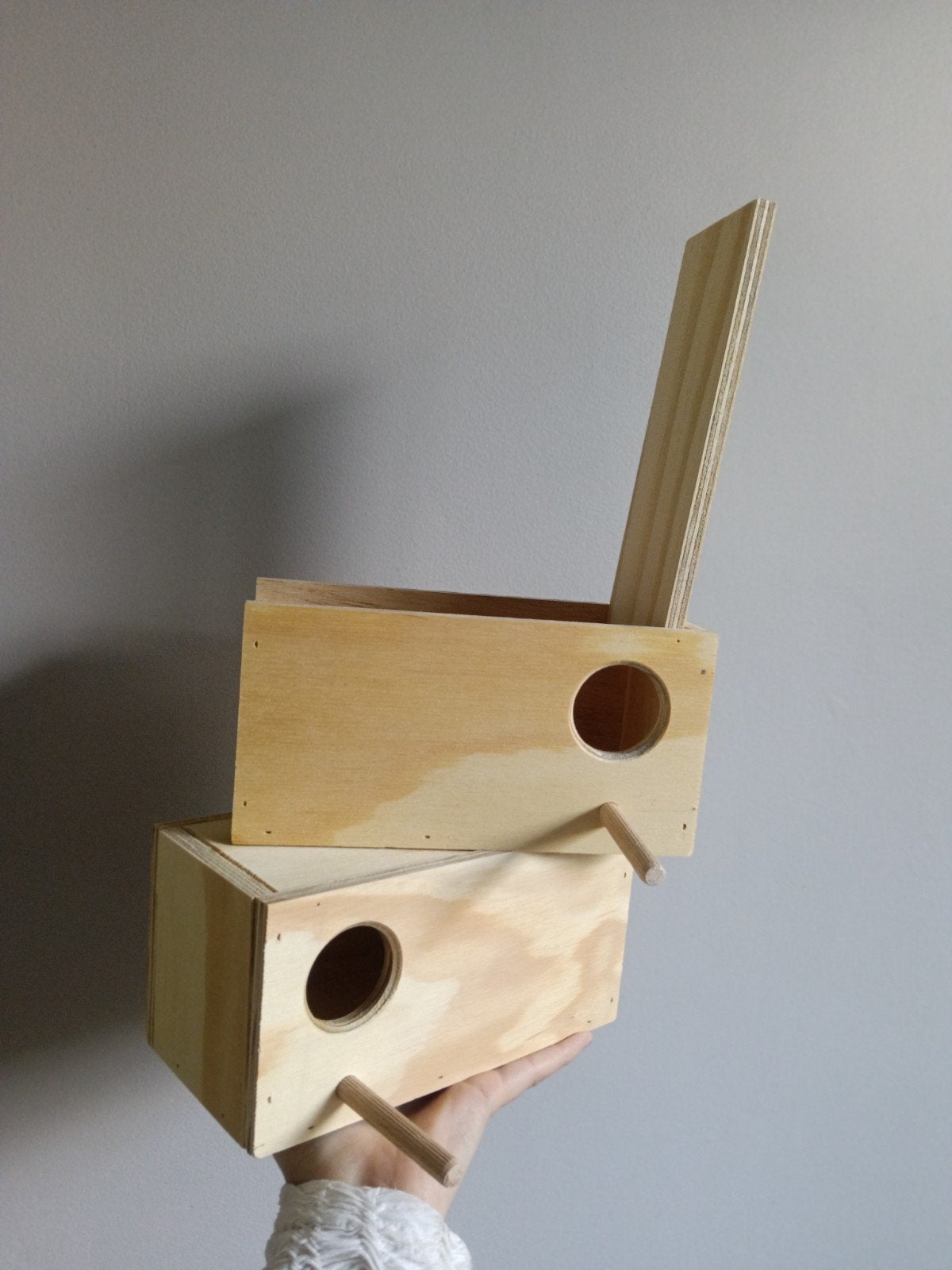 nieuw broedblok nestblok grasparkieten, Dieren en Toebehoren, Ophalen of Verzenden, Nieuw, Hout, Broedkooi of Kweekkooi
