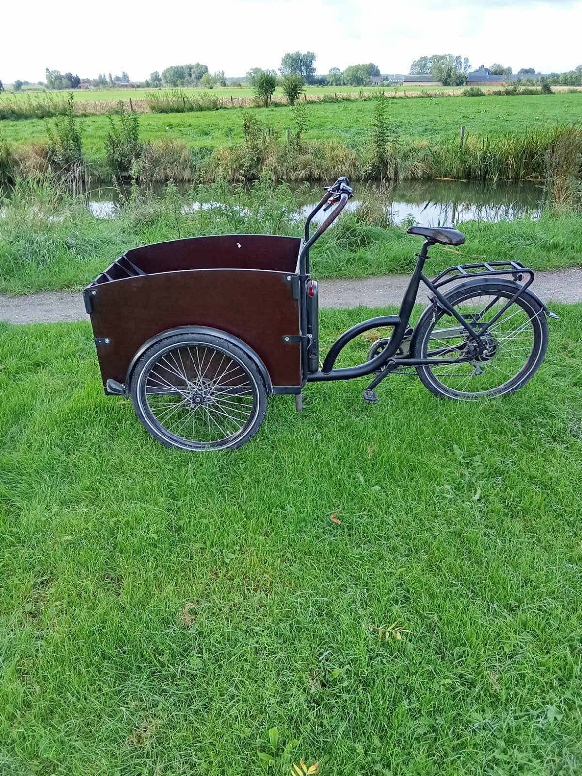 nette elektrische bakfiets 7 ver schijfremmen i, Ophalen, Zo goed als nieuw, 4 kinderen of meer