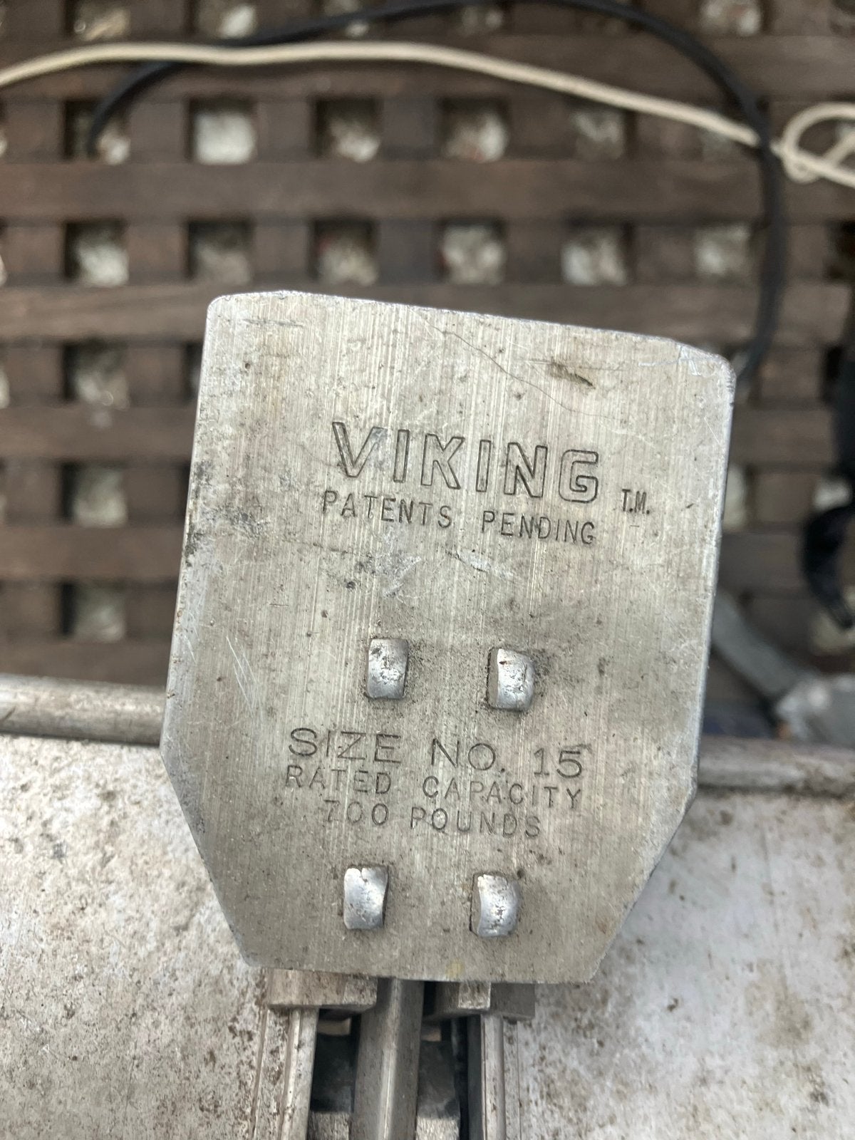 Viking aluminium anker - 700 lbs capaciteit, Ophalen of Verzenden, Gebruikt, Overige typen