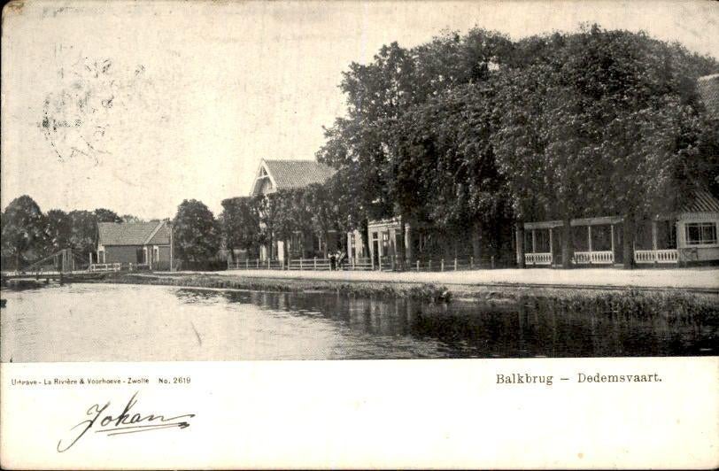 Dedemsvaart - Balkbrug, Ophalen of Verzenden, Voor 1920, Gelopen, Overijssel