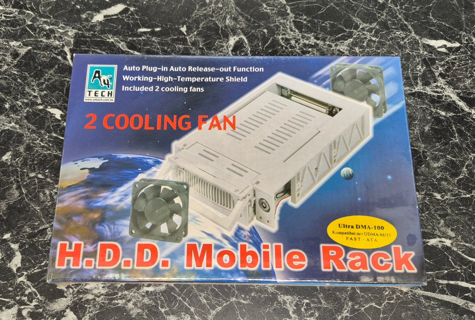H.D.D. Mobile Rack met 2 koelventilatoren, Ophalen, Intern, PATA, HDD