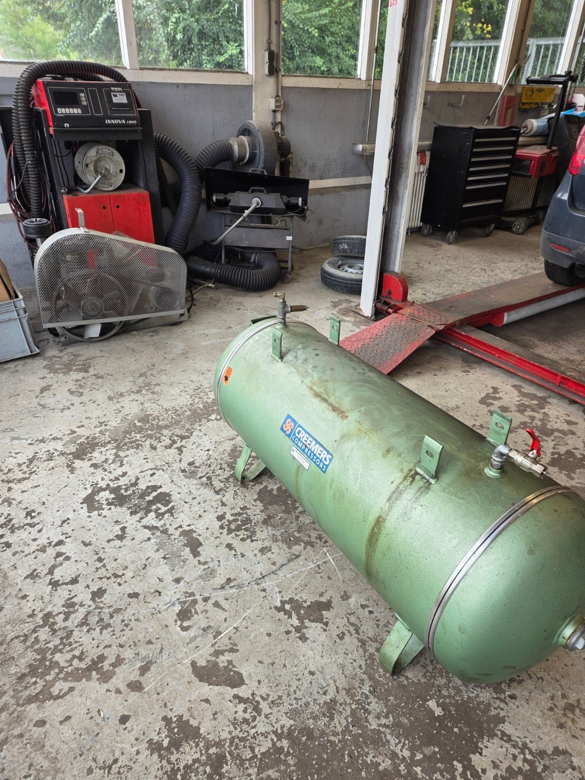 Creemers Compressor (defect), Ophalen